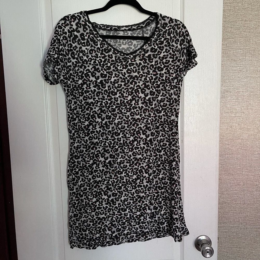 Secret Treasures Animal Printed Long Night Shirt